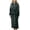Buffalo Black/Green, variant on Elegant Comfort Women’s Plush Fleece Spa Bathrobe, Shawl Collar and Pockets, Velvet Soft and Warm Long Robe - Large, Buffalo Burgundy/Black