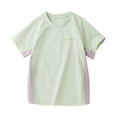 thumbnail image 4 of Muscularfit Swim Shirt T Shirts for Boys Boys Athletic Shirts Quick-Dry Active Fit Raglan Tshirts Graphic Tees Short Sleeve Pull-On Crew Neck Green Teen Boy Shirts,14-15 Years, 4 of 9
