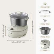 Joydeem Electric Dough Maker with Ferment Function, 4.5Qt Dough Mixer Machine, Perfect for Bread Pizza Roti Dumpling Dough & Sourdough, HMJ-A501