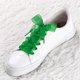 thumbnail image 2 of Cordones Planos Allegra K de zapatos Transparentes Hilado de Nieve 2.5 cm de Ancho Verde 180 cm, 2 of 6