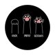 thumbnail image 3 of PopSockets Adhesivo PopGrip Rock Paper Tijeras con forma de pata de gato, 3 of 6