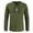 Army Green, variant on LYXSSBYX Men's Performance Long Sleeve Shirt Moisture Wicking Crew T-Shirt Cotton Linen Solid Drawsting Shirts Tops Blouses