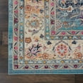 thumbnail image 4 of Nourison Vintage Kashan Persian Blue 7'10" x 9'10" Area Rug, (8x10), 4 of 8