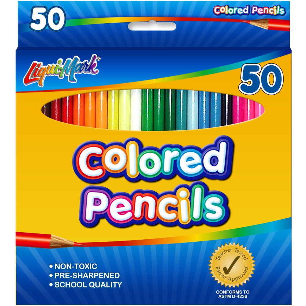LiquiMark Colored Pencils 50/Pkg