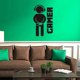 thumbnail image 3 of Decoración de pared Adhesivo de pared creativo "gamer" Adhesivo de pared para habitación infantil Adhesivo de pared de bricolaje - 43*69cm, 3 of 4