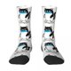 thumbnail image 2 of Calcetines de moda para hombre con diseño de pingüino y gato, calcetines largos con puntadas, calcetines para parejas, talla 37-45, 2 of 5