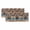 Blue, variant on 2 Panels Burnt Orange Texas Star Valance for Windows, Retro Country Star Farmhouse Wooden Light Filtering Kitchen Curtains, Rod Pocket Window Treatment Curtain Valances for Living Room, 42"x12"