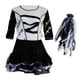 thumbnail image 2 of Vestido de novia zombi aterrador con velo y diadema, conjunto para boda, Halloween, fiesta, disfraz para mujer S, 2 of 9