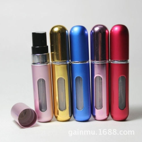 1pc Pocket Refillable Perfume Scent Pump Atomizer Bottle Travel