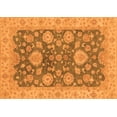 thumbnail image 1 of Ahgly Company Indoor Rectangle Abstract Orange Modern Area Rugs, 2' x 3', 1 of 4