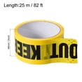 thumbnail image 2 of Cinta Adhesiva de Advertencia de Raya de Precaución, MANTENER FUERA, 82 Ft x 2 Pulgadas (LxW), Amarillo Negro 2pcs, 2 of 4