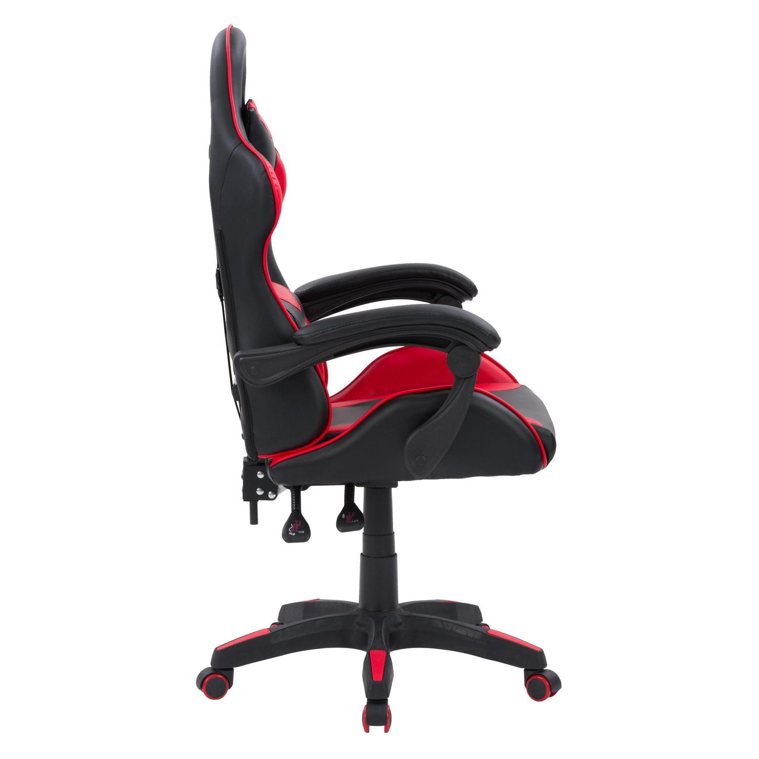 Chaise de jeu ergonomique à hauteur réglable CorLiving Ravagers en vinyle et PVC pour adultes