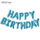 thumbnail image 2 of Feliz cumpleaños globo Banner fiesta 16 pulgadas 3D globo de papel de aluminio kit decoración de fiesta de cumpleaños, 2 of 5