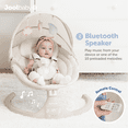 thumbnail image 5 of Jool Baby Nova Swing for Newborns with Bluetooth & Remote Control (Updated Model, Oatmeal), 5 of 9