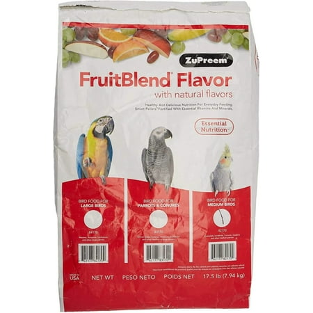 UPC: 0762177821702 | ZuPreem FruitBlend Flavor with Natural Flavors Bird Food for Medium Birds