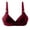 Burgundy, variant on Odeerbi Plus Size Wireless Bras for Women 2025 Fashion Comfortable Push Up Hollow Out Bra Underwear Beige