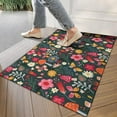 thumbnail image 4 of Pioneer Flower Floral Print Pattern Door Rugs,Washable Non Slip Door Mats Indoor,Decorative Door Mats,Entry Mat Indoor for Entrance,Bedroom,Kitchen,Bathroom,17"x30", 4 of 6