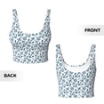thumbnail image 5 of Lsque Nautical Theme Anchors Printed Women'S Sports Bra, Compression, Moisture Wicking, High-Impact Sports Bra For Women,Supportive sports bra-Small, 5 of 9