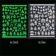 thumbnail image 1 of Pegatinas para uñas, pegatinas para uñas para mujer, pegatinas 3D navideñas luminosas con copos de nieve, pegatinas de transferencia de lámina para uñas, pegatinas de nieve blanca para diseño de uñas, 1 of 2