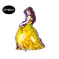 thumbnail image 2 of Globo grande de princesa Disney de 90 x 55 cm, diseño de Blancanieves, Cenicienta y Elsa, decoración para fiestas de cumpleaños de niñas, regalo global para niños, 2 of 5