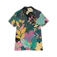 thumbnail image 5 of womens tops Western Button Down Shirt Women Cowgirl Short Sleeve Boho Tops Hawaiian Tropical Graphic Tees Summer Vacation Outfit beach vacation clothes for women, 5 of 6