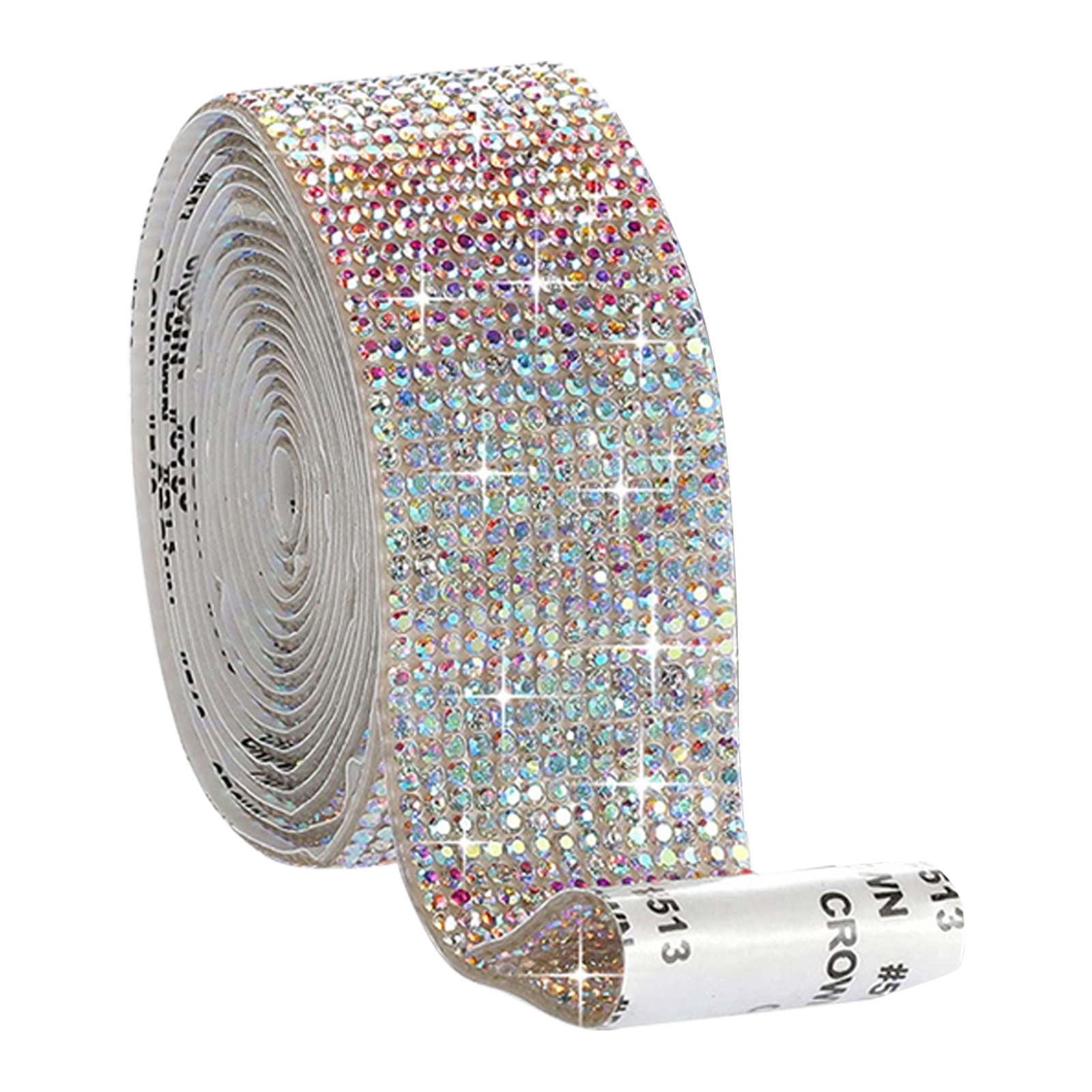 Create with Crystal Elegance! HIMIWAY Bedazzled Ribbon Tape Self Adhesive  Crystal Rhinestone Diamond Ribbon Diy Gem-Sticker Decoration 