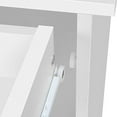 thumbnail image 4 of Yaheetech Home Office White Computer Desk with Printer Shelves and Drawer Wood Computer Workstation Study Writing Desk Laptop Table for Small Space, 4 of 5