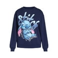 thumbnail image 2 of Stitch Women's Graphic Sweatshirt with Long Sleeves, Sizes XXS-XXL, 2 of 4