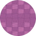 thumbnail image 1 of Ahgly Company Indoor Round Patterned Crimson Purple Area Rugs, 8' Round, 1 of 6