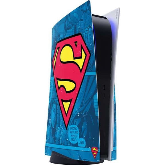 Skinit DC Comics Superman Logo PS5 Console Skin