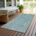 thumbnail image 6 of Addison Rugs Chantille Indoor/Outdoor Traditional Global Teal Washable Runner Rug, 2'3" x 7'6", 6 of 6