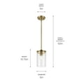 thumbnail image 5 of 43996NBR Kichler Lighting Crosby - 1 Light Mini Pendant-10.75 Inches Tall and 6 Inches Wide, 5 of 5