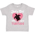 thumbnail image 3 of Inktastic Just a Girl Who Loves Turtles Girls Toddler T-Shirt, 3 of 5