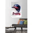 thumbnail image 2 of MLB Atlanta Braves - Drip Helmet 20 Wall Poster with Push Pins, 22.375" x 34", 2 of 6