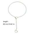 thumbnail image 5 of Love Heart Pendant Necklace Women Fashion Punk Clavicle Chain Temperament Neck Jewelry Hiphop Choker Chain Necklaces, 5 of 14