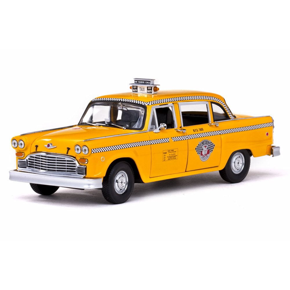 1981 New York Checker Taxicab, Yellow Sun Star 2501 1/18 Scale