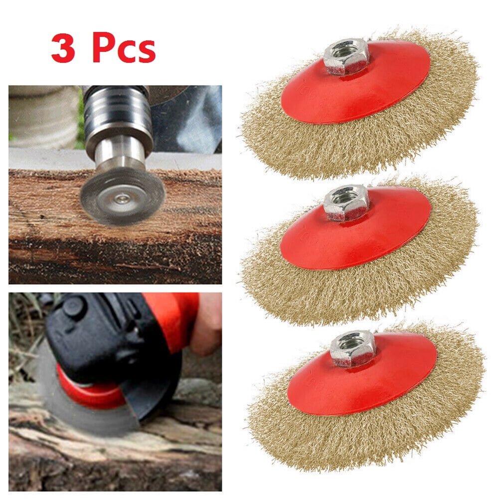 3Pcs 115mm Twisted Knot Crimp Steel 