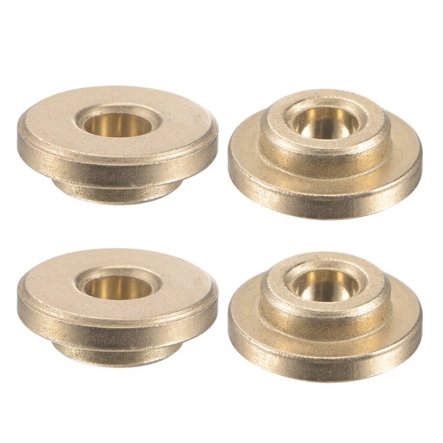 Unique Bargains 4x8x4mm Roulements à Bride Bronze Fritté Bague Auto-Lubrifiante 4 Pack