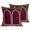 Maroon, Burnt Orange, Mustard Gold, Charcoal, variant on Boho Archway Throw Pillow Covers 16 x 16 Inch Pillow Covers Set of 2 Decorative Vintage Traditional Ethnic Red Yellow Geometric Cushion Case Square Linen Pillowcases with Zipper for Couch Sofa Bed