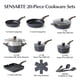 thumbnail image 3 of Set de utensilios de cocina SENSARTE, antiadherentes, 20 unidades, para inducción, sin PFOA y PFOS, 3 of 6