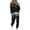 Black, variant on Jgppe Womens 2 Piece Set Casual Sweatsuit Long Sleeve Crewneck Pullover Tops and Long Pants Tracksuit