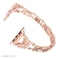 thumbnail image 5 of Dwitch for The Butterfly Bracelet Compatible with Apple Watch Straps at 41/40/38mm, with Sparkling Diamonds Decorative Strap, Replacement for iWatch Series 9/8/7/SE/6/5/4/3/2/1,Rosegold, 5 of 6