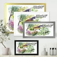 thumbnail image 4 of Designart 'Rural Village House On A Green Summer Day' Traditional Framed Art Print, 4 of 4