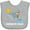 AC-Heather Grey, variant on Inktastic Huntington Beach California Boys or Girls Baby Bib