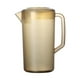 thumbnail image 1 of Jarra con escala, tetera para té helado, recipiente versátil para jugo, jarra de agua para refrigerador, catering, restaurante, limón, agua, leche 3500 ml Marrón, 1 of 8