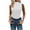 White, variant on VEKDONE Sleeveless Mock Neck Tank Tops for Women Fashion Ribbed Knit Slim Tunics Tops Solid Color Casual Outdoor Blouse White X-Large