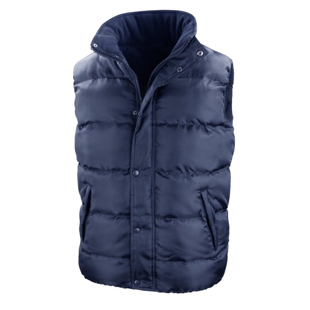Result - Chaleco acolchado interior afelpado Modelo Core Nova Lux hombre caballero (Azul real)