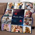 thumbnail image 4 of Personalized Blankets and Throws Photo Blanket Customized Using My Own Photos Customized Blanket Collage Blanket Customized A Blankets, 4 of 5
