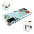 thumbnail image 2 of Blue Flower Case for Samsung Galaxy S20 Plus / S11 (2020 Release) 6.7” TPU Clear Soft & Flexible Ultra-Thin Shockproof Anti-Scratch Transparent Bumper Slim Lightweight Stylish Protective Cover Women, 2 of 4