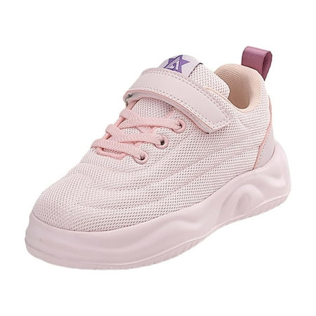 Futezty Toddler Shoes Boys Girls Sneakers Little Kids Sneaker Shoes for Running Walking(Pink 5.5 Big Kids)